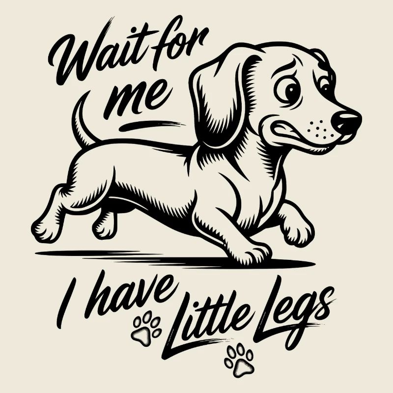 Attends-moi, j’ai de petites jambes - Dackel teckel