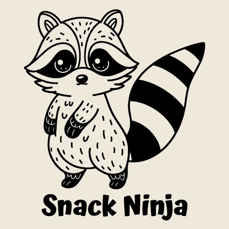 Waschbär Silent Gourmet