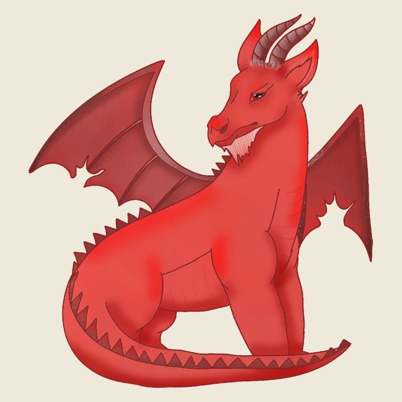 Nocturnal Red Dragon