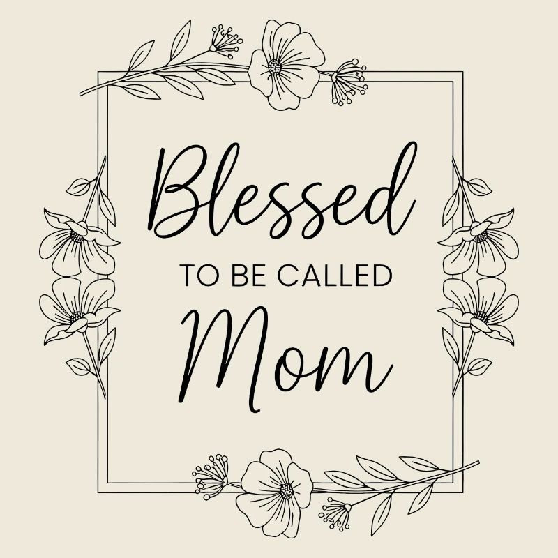 Cadeau de maman heureuse d’être maman