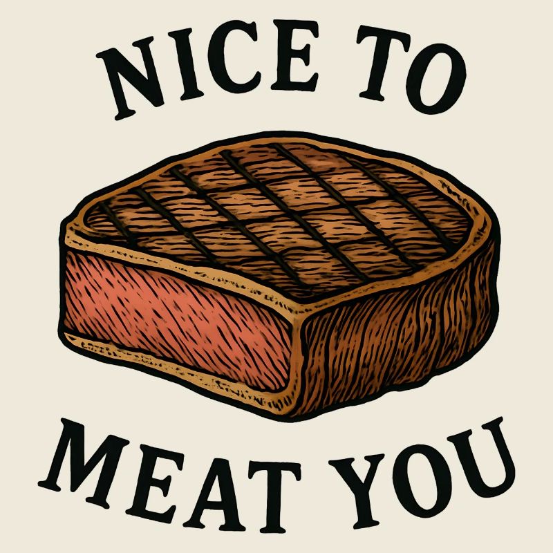 Graphique gentil à la viande de Steak