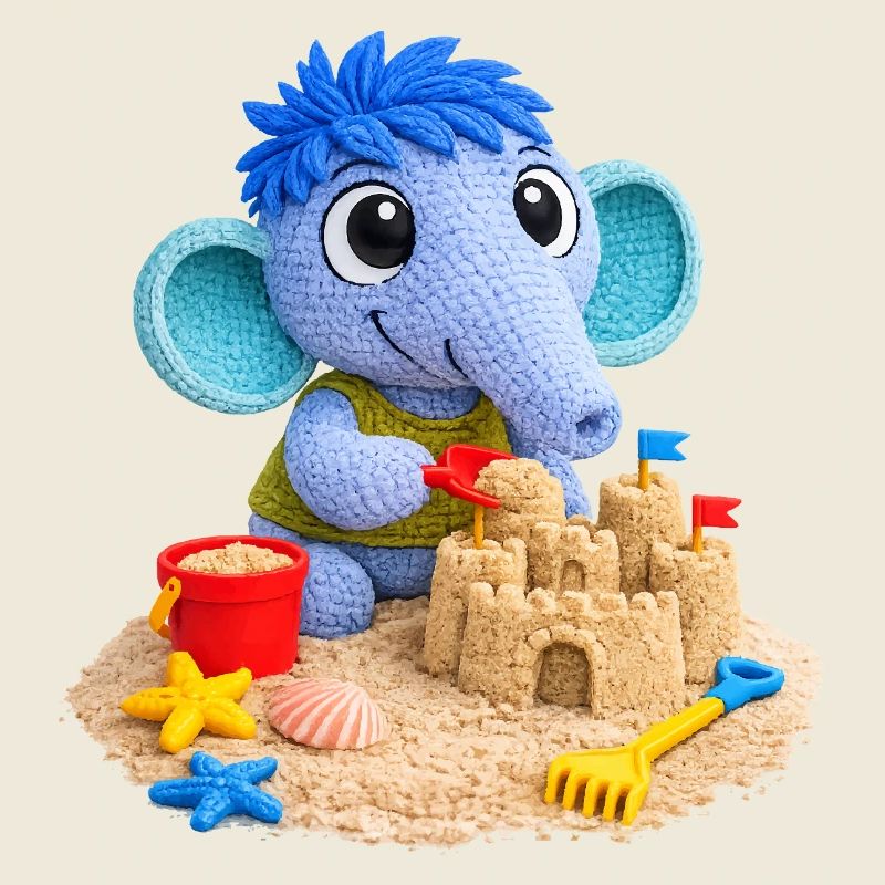 Leo Langnase am Strand