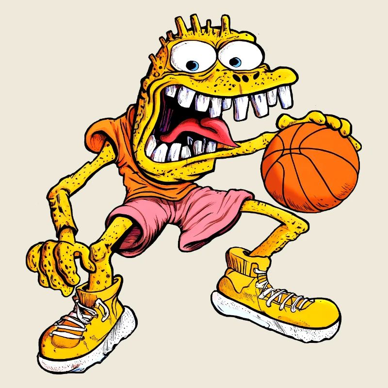 Basketball Monster Comic