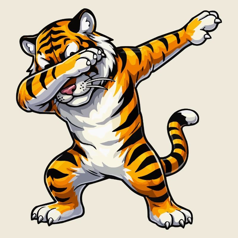 Dessin animé Dab Tiger