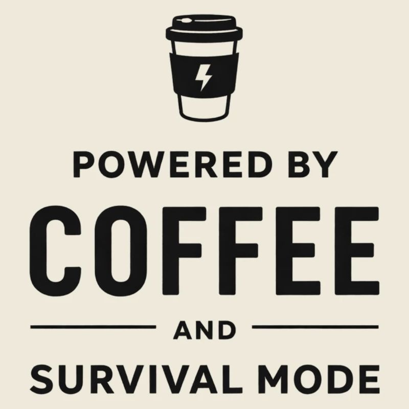 Propulsé par le café et le mode survie