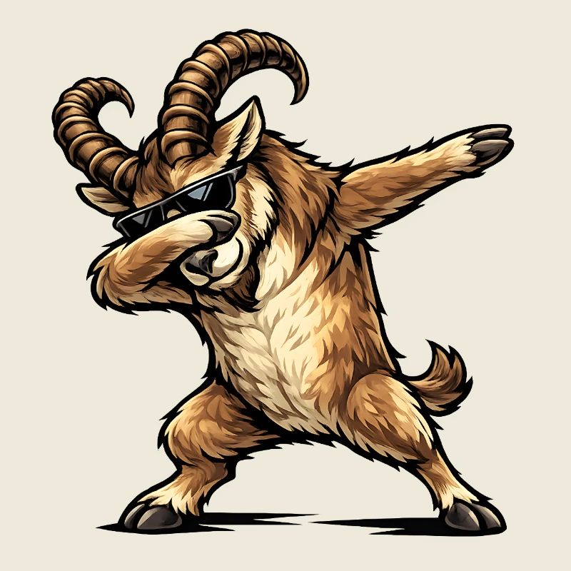 Dabbing Capricorn
