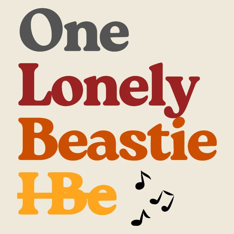 One Lonely Beastie Tee Art