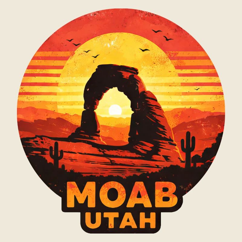 Moab Utah Wüsten Sunset Motiv