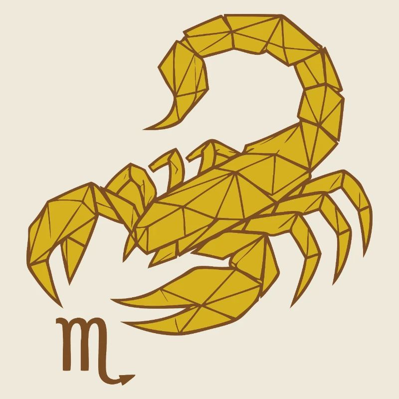Scorpion Or Géométrique - Scorpion