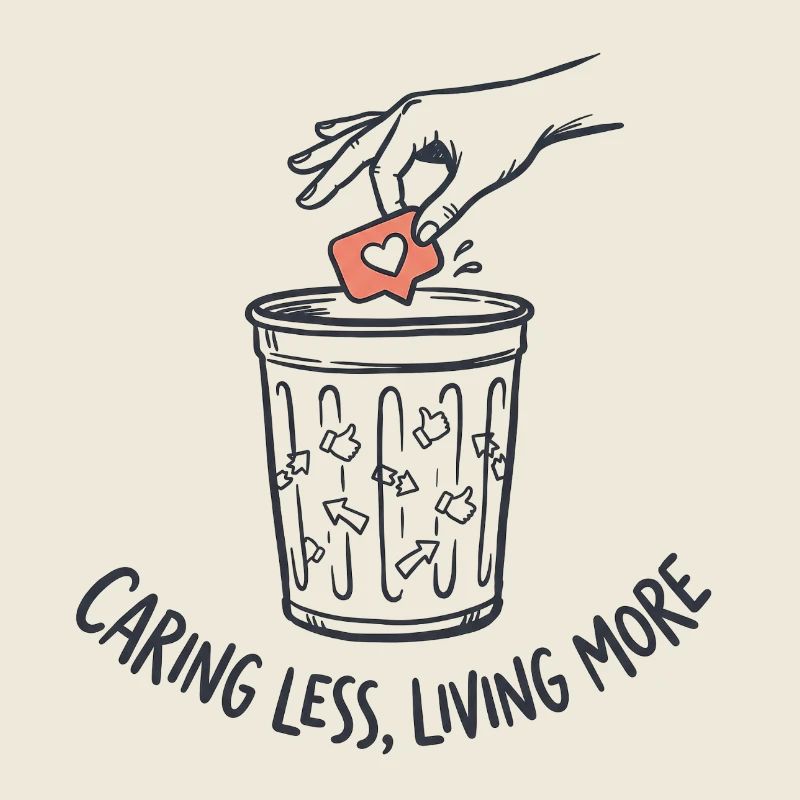 Caring Less Living More