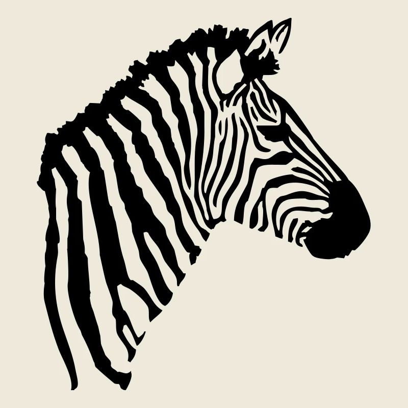 Tête de zèbre