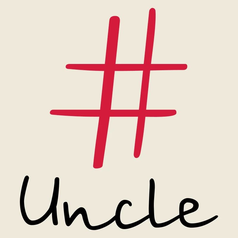 #Uncle Hashtag Social Media I Geschenkidee Onkel