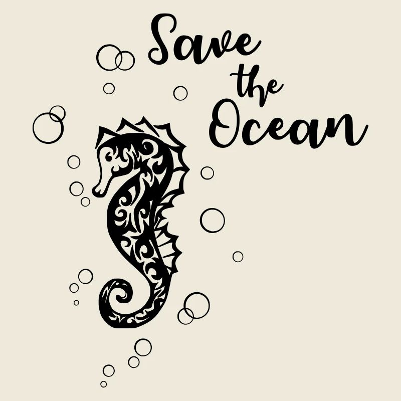 Save the Ocean - hippocampe