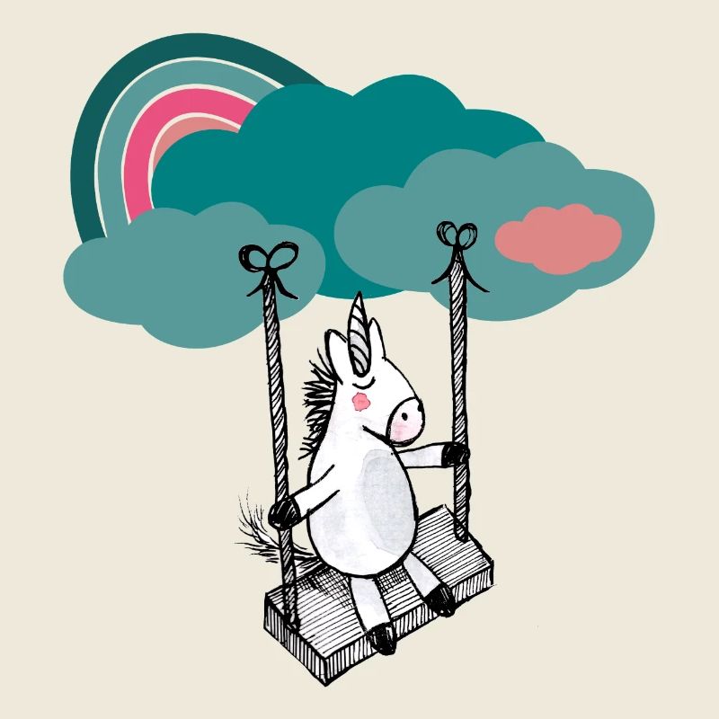 Glückliches Einhorn