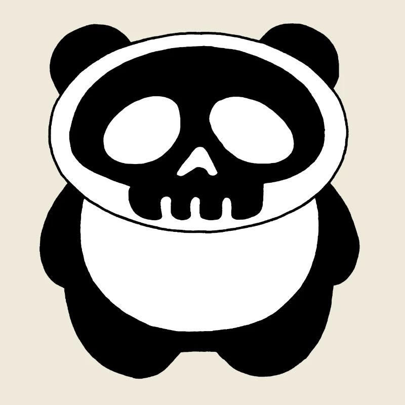 Panda skull