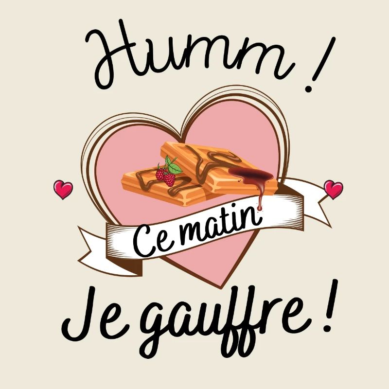 gauffre, humm, je gauffre ce matin.