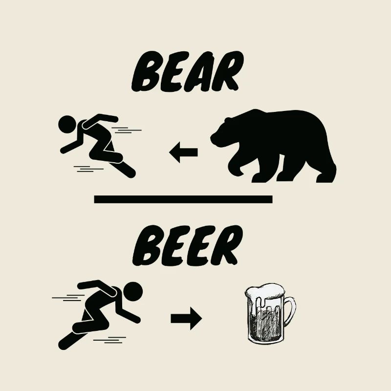 Course face à l’ours puis bière