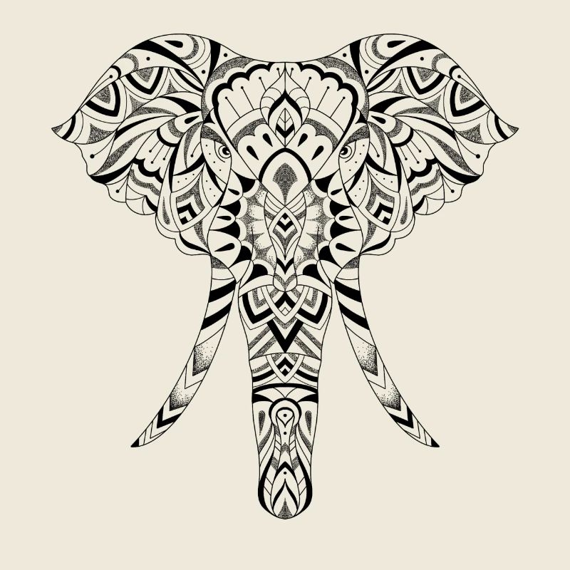Éléphant graphique
