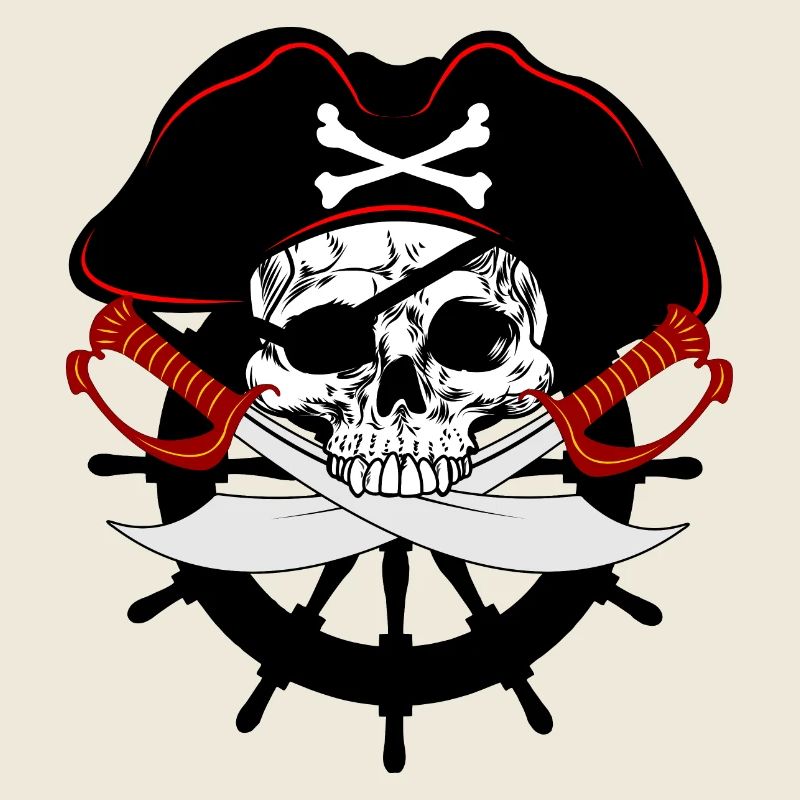 Piratenschädel