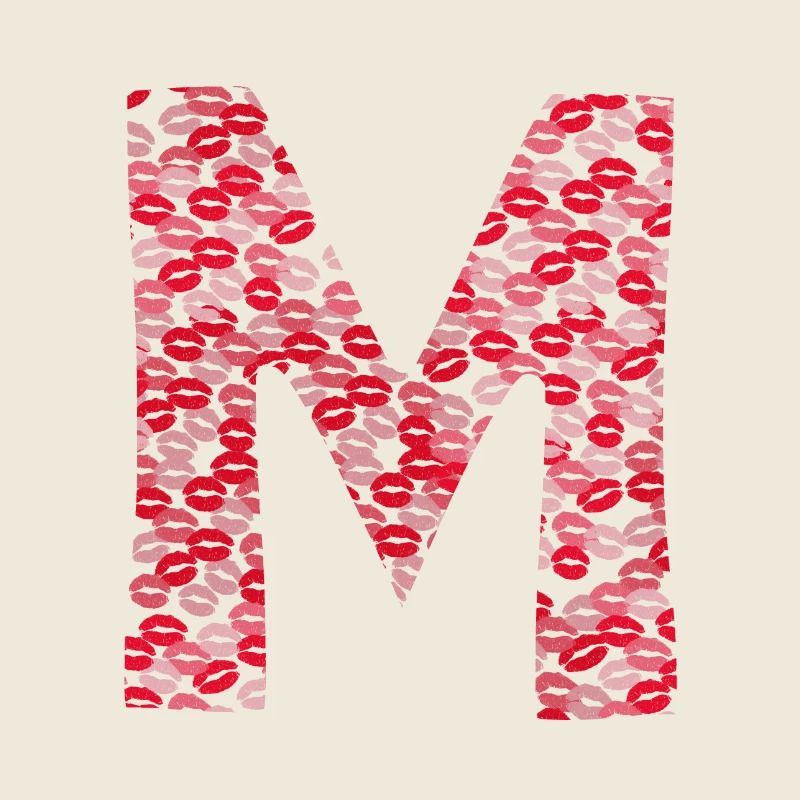 bisous t-shirt - Buchstabe M