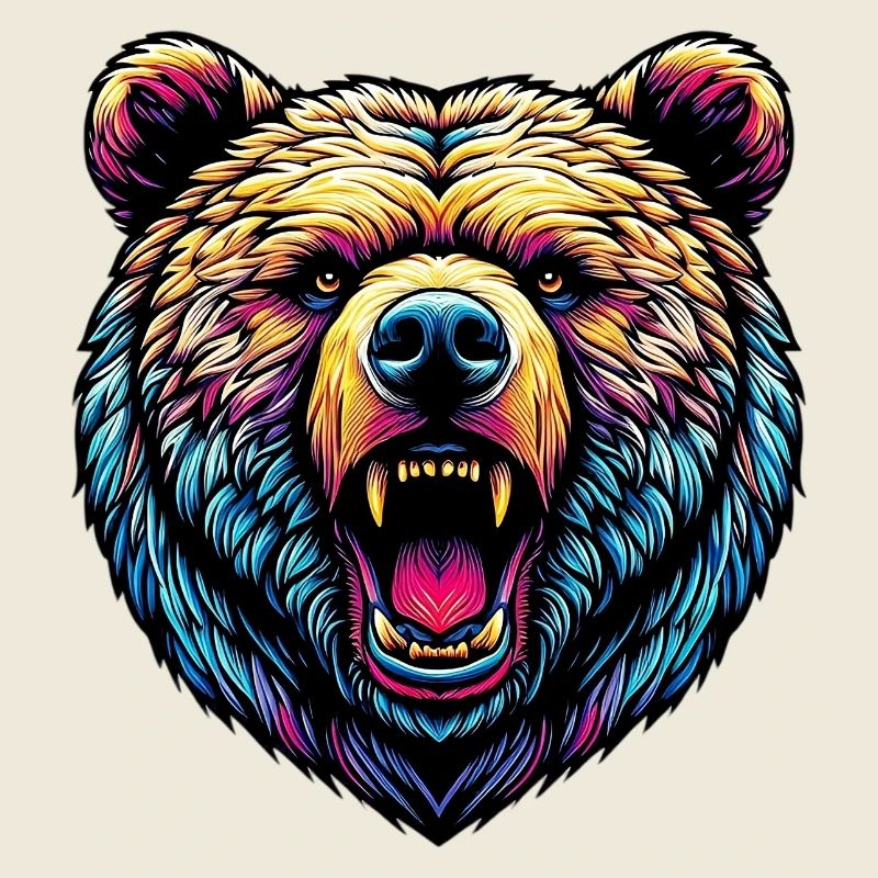 Angry Ferocious Bear