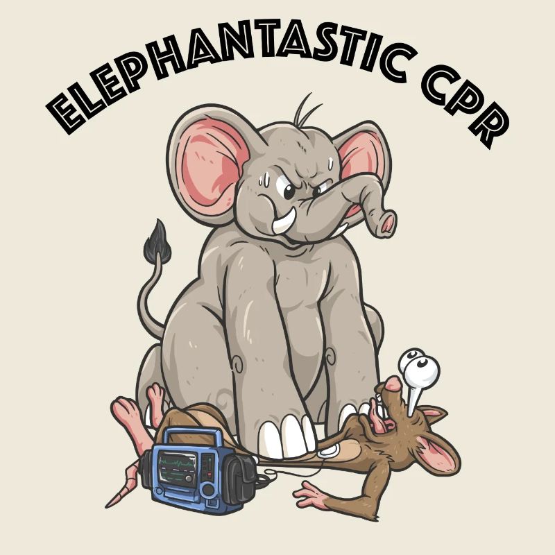 CPR Cartoon - Elephantasric CPR