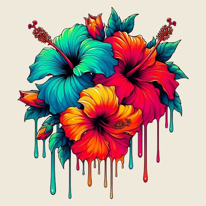 Fleurs d’hibiscus