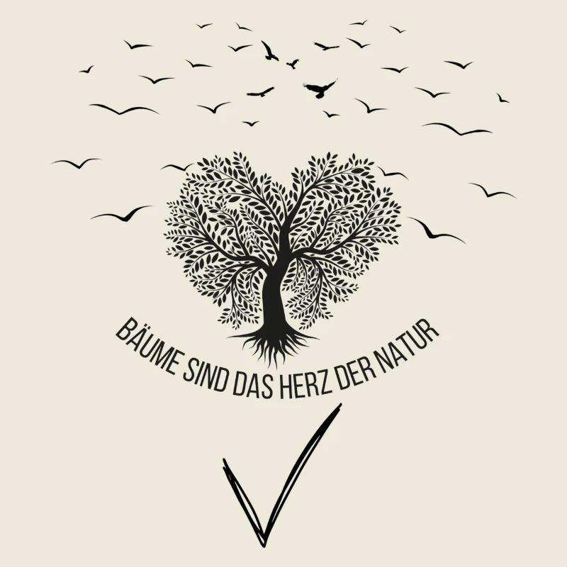 Bäume sind das Herz der Natur