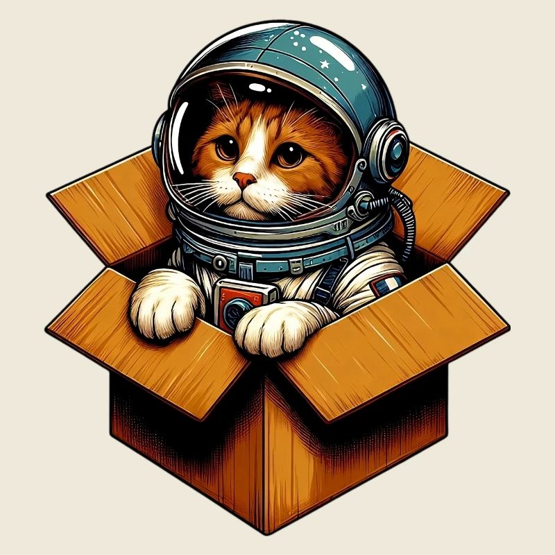 Astronaut Katze