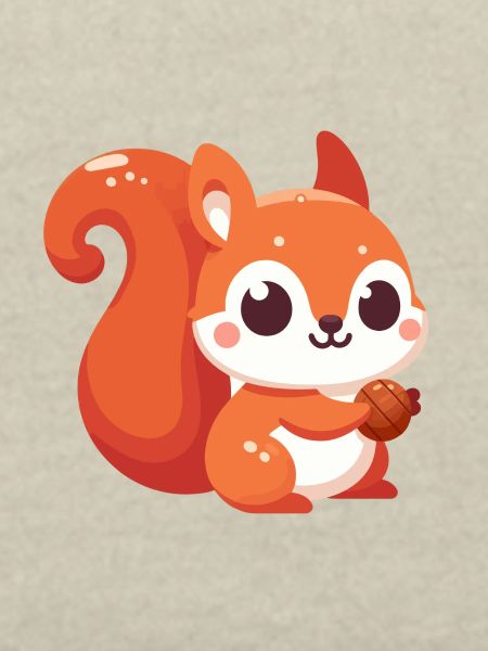 Chibi Eichhörnchen Kawaii