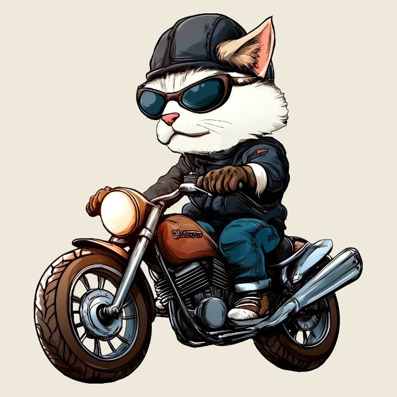 Chat Motard