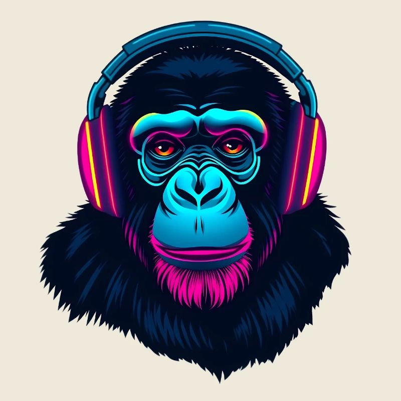 Affe als DJ