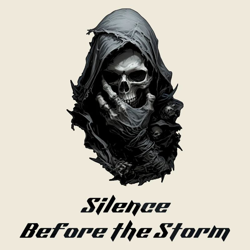 Murmure de la mort - Grim Reaper Gothic Skull Art