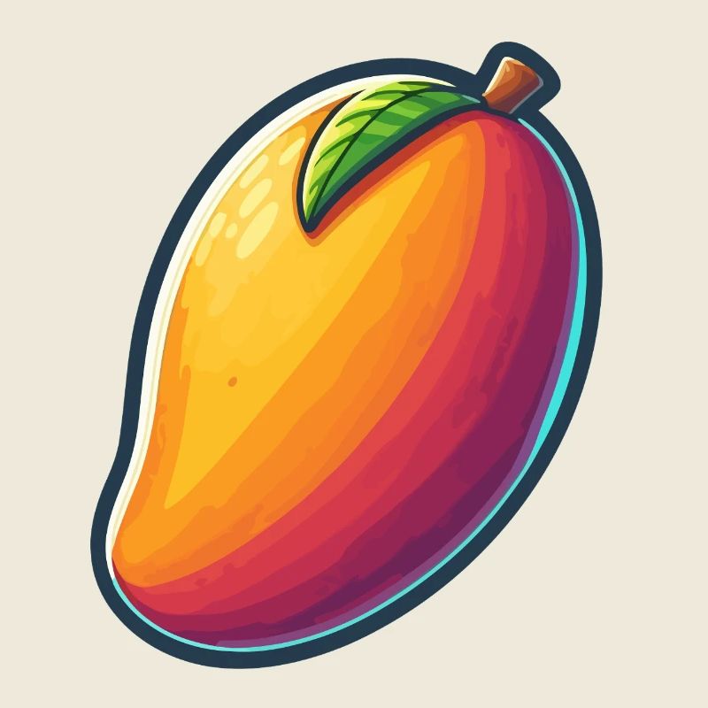Design Mango Lebendig Abstrakt