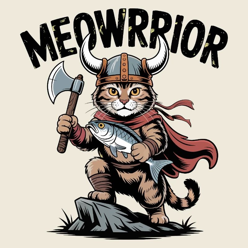 Meowrrior Wikingerkatzen-Krieger
