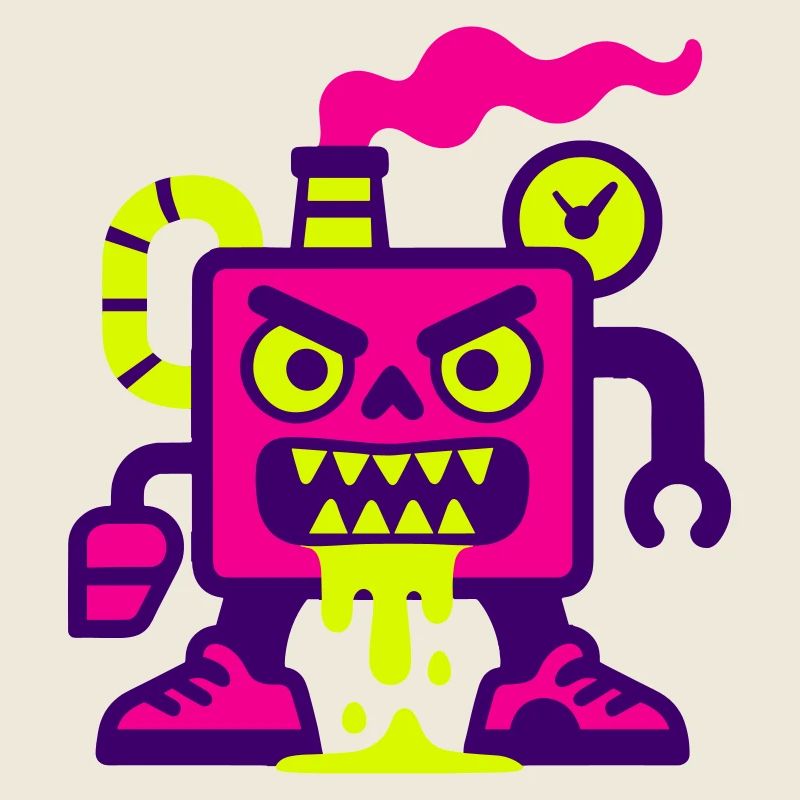 Pop Art Monstermaschine 