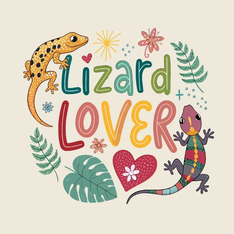 Lizard Lover Illustration