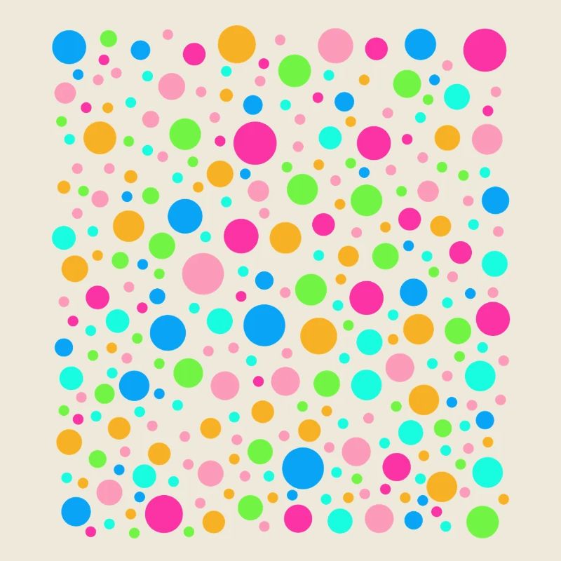 Spotty Rainbow Dots Tee