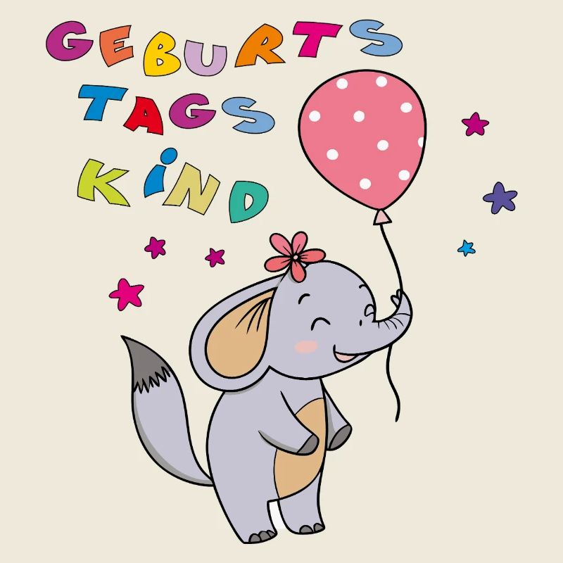 Geburtstagskind Elefant 