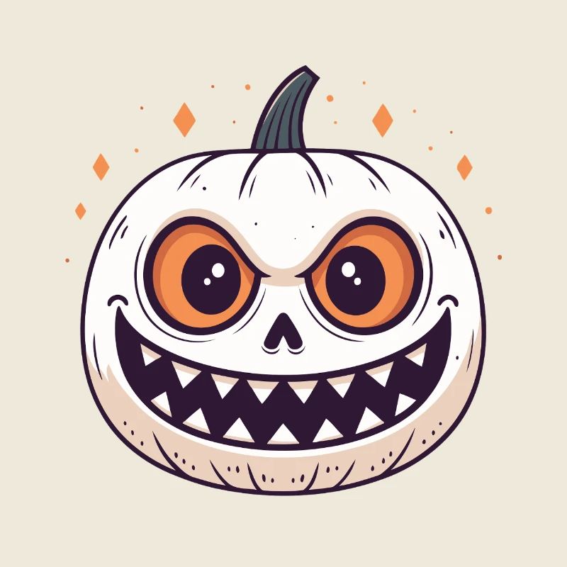 Kürbis Spooky Smile
