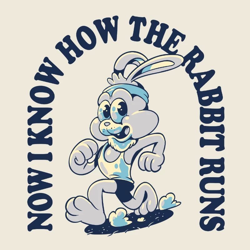 Now I Know How the Rabbit Runs – Denglisch Spruch