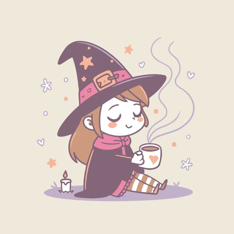 Sweet Pastel Witch