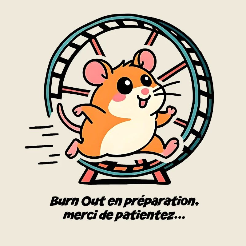 Hamster qui court dans sa roue, Burn Out