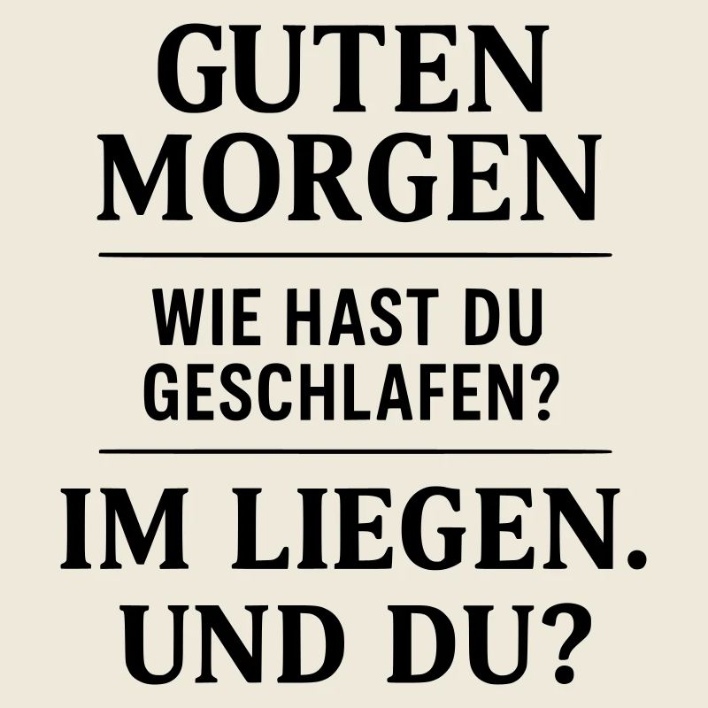 Guten Morgen Witzig