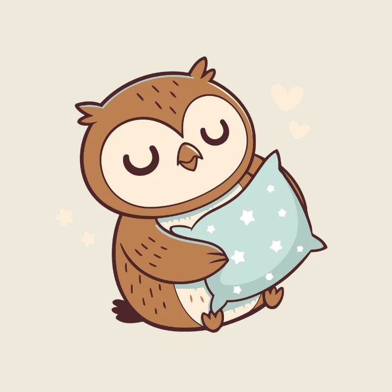 Cuddly Owl and Starry Cloud