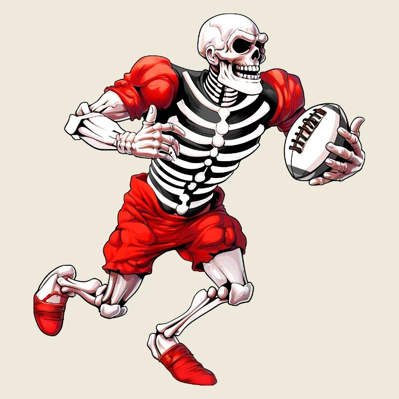 Skelette Rugby