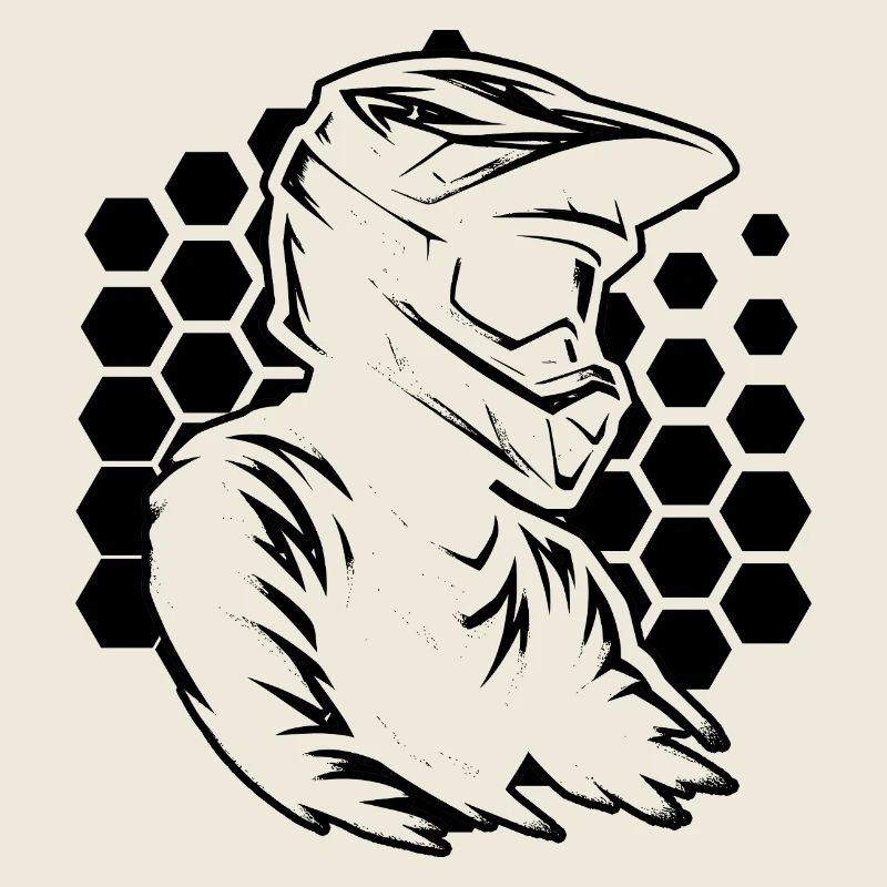 Fun motocross motif