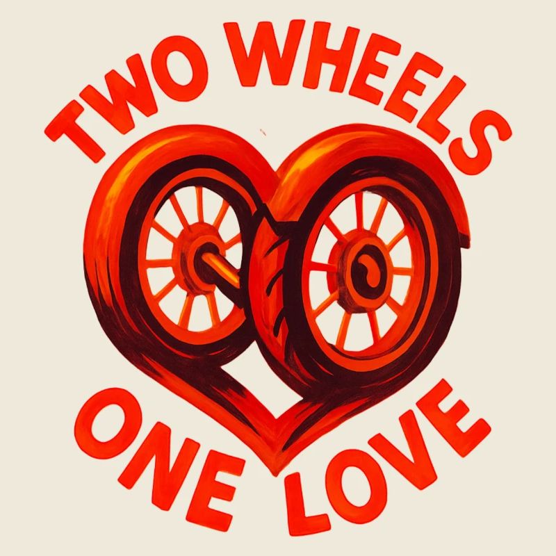 Two Wheels One Love – Motorrad – Biker