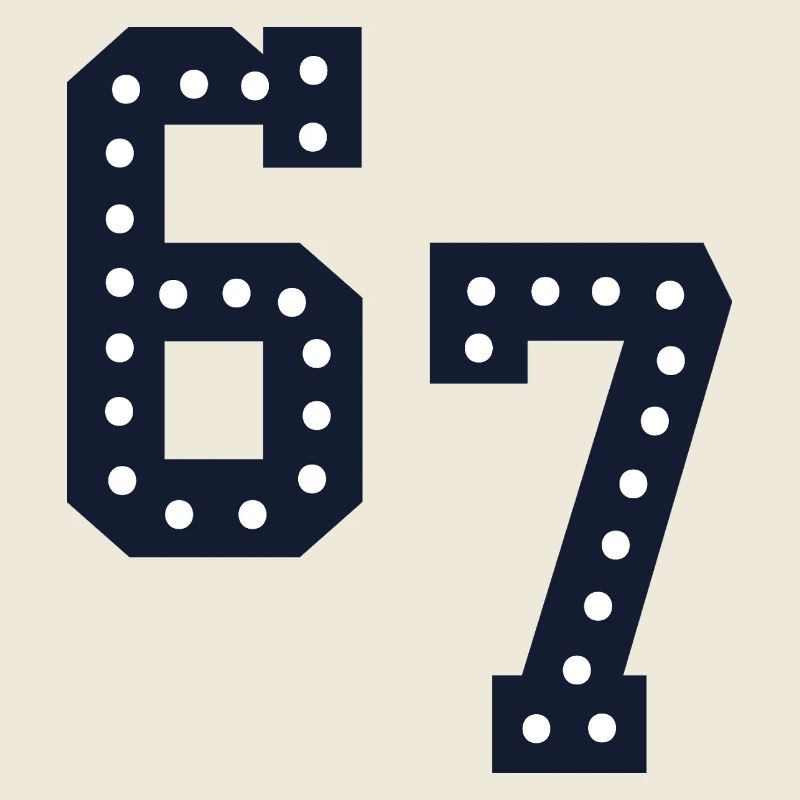 Numéros lumineux 67
