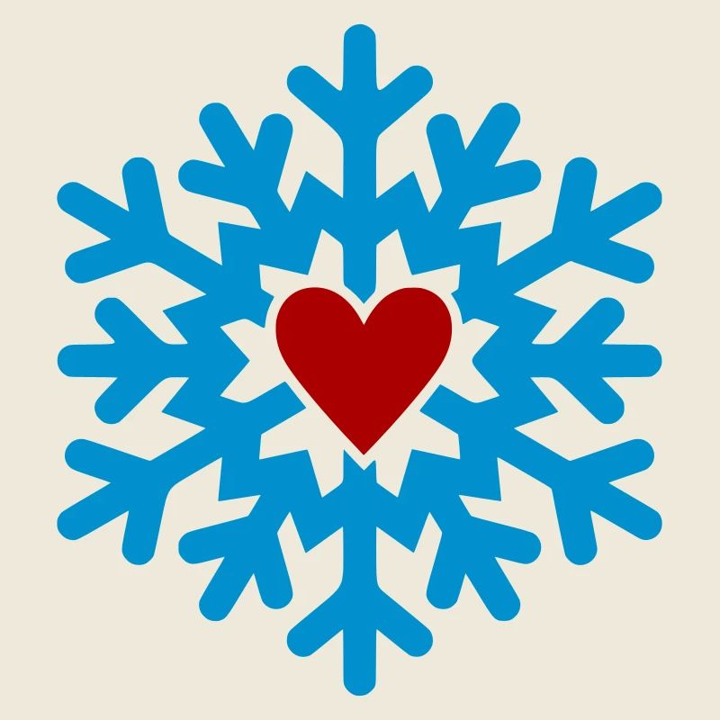 Winter Heart Snowflake